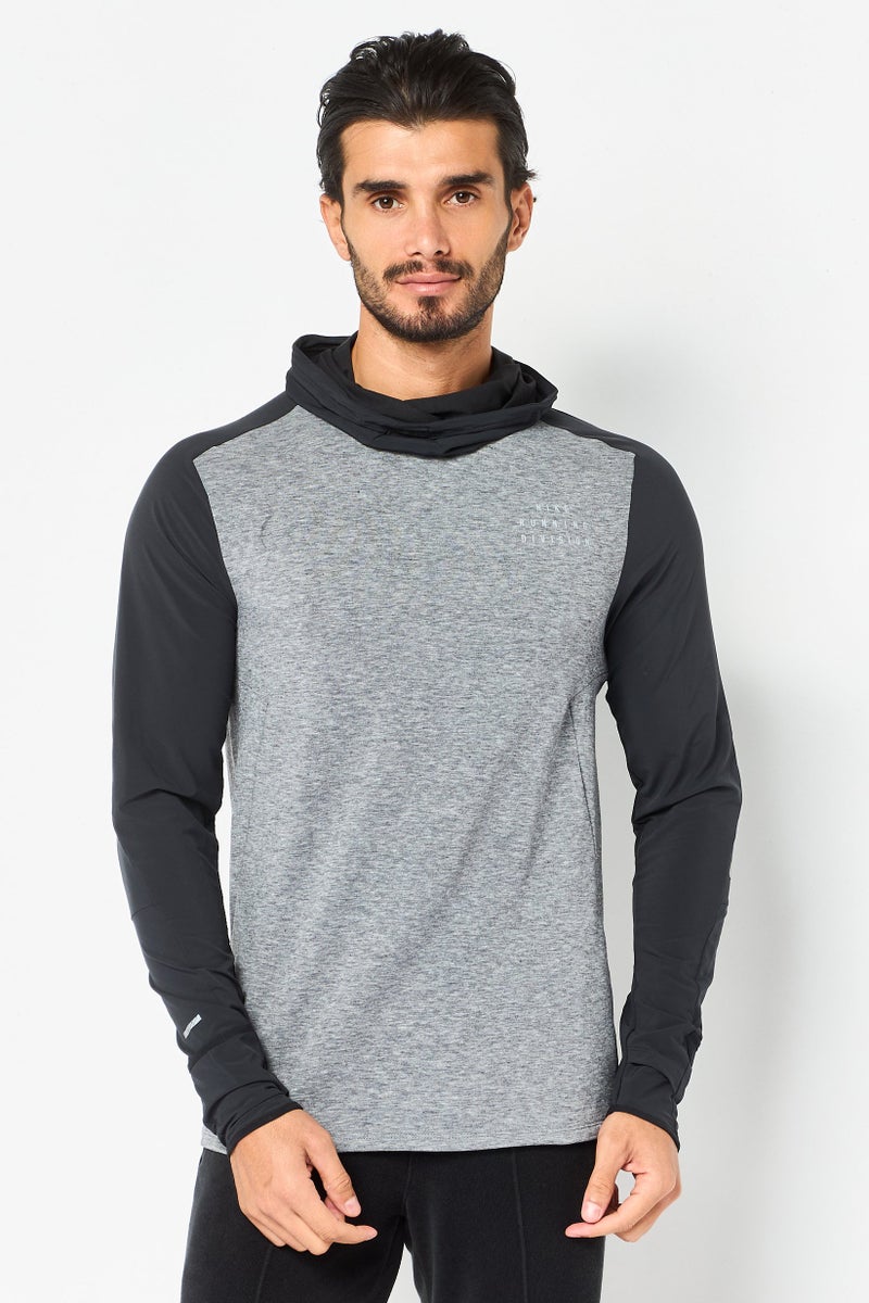 Nike Men Sportswear Fit Long Sleeve Running Top, Multicolor - Image 1